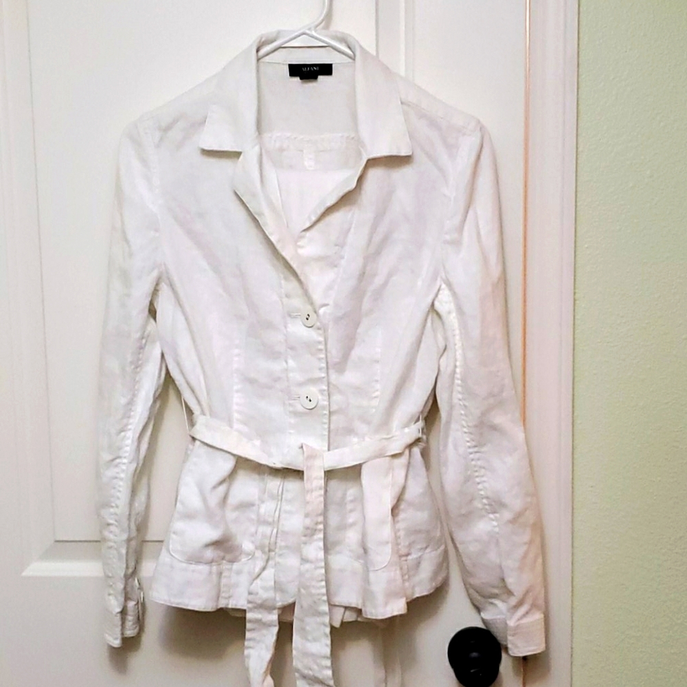 Linen pant suit
